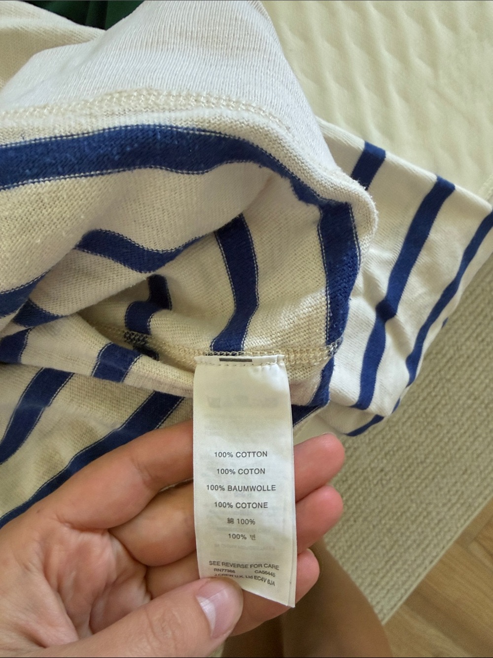 JCrew Striped pull over - Picture 4 of 4